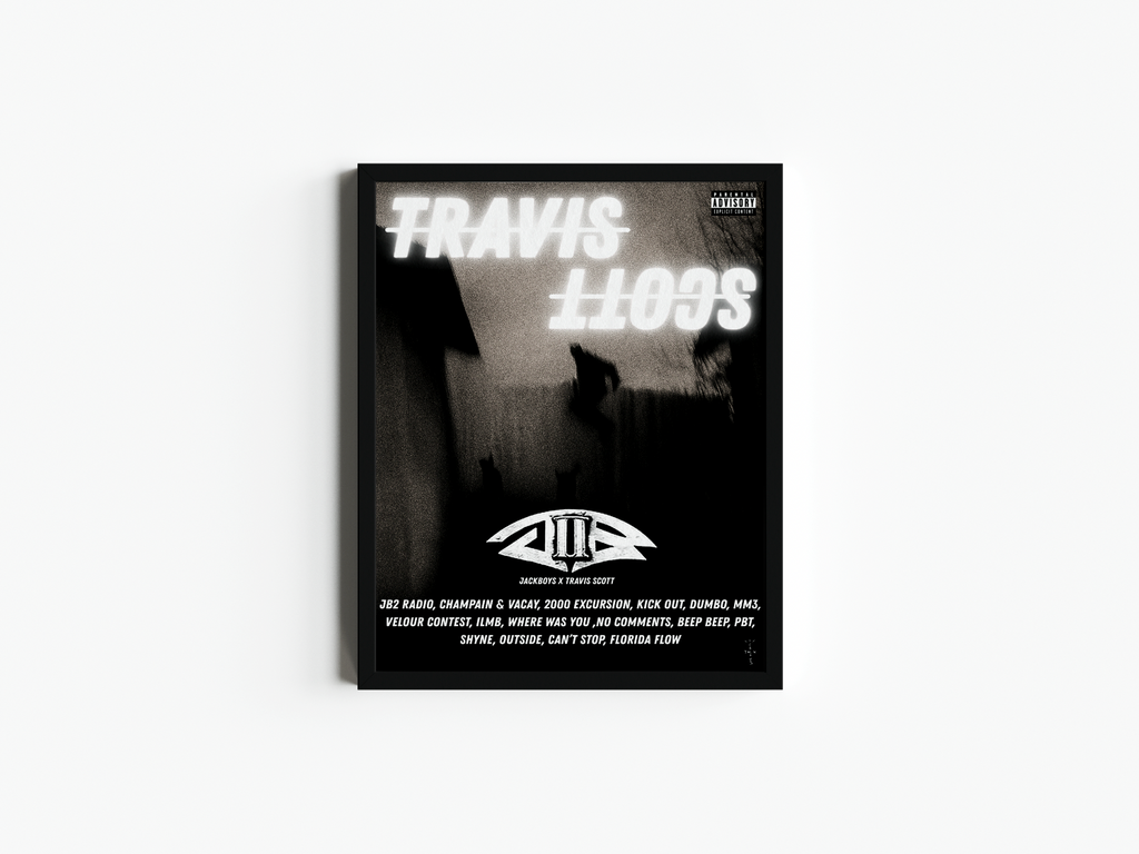 Travis Scott Jackboys 2 Album Cover Print | Cactus Jack Print