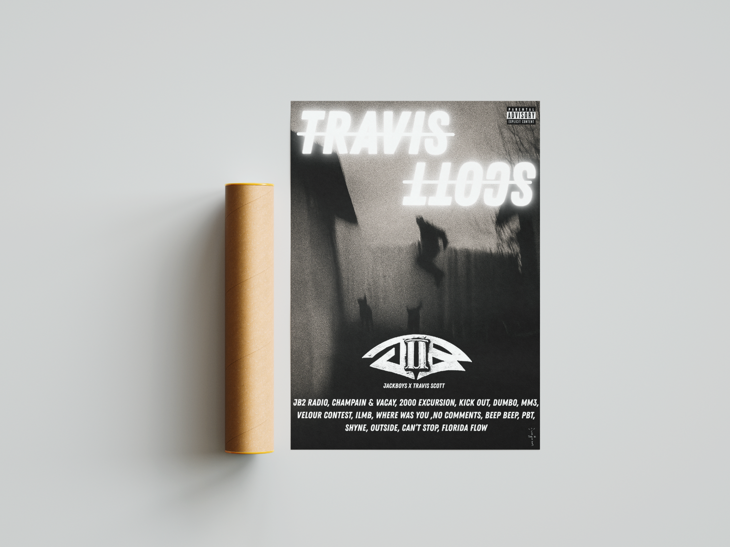 Travis Scott Jackboys 2 Album Cover Print | Cactus Jack Print