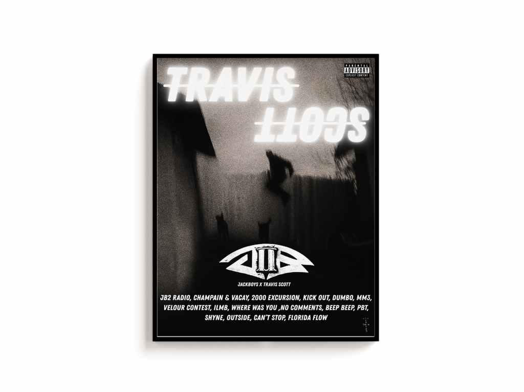 Travis Scott Jackboys 2 Album Cover Print | Cactus Jack Print