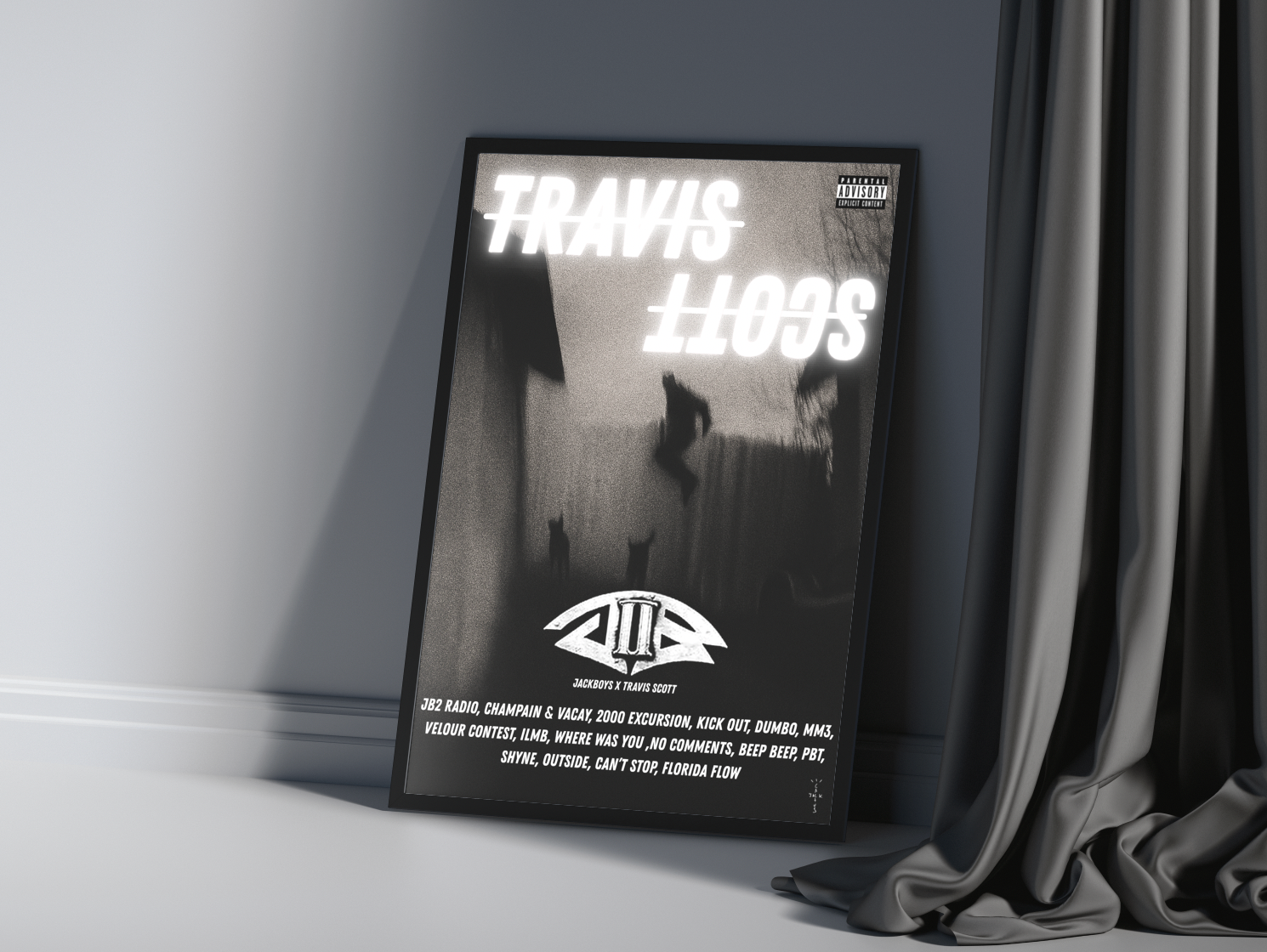 Travis Scott Jackboys 2 Album Cover Print | Cactus Jack Print