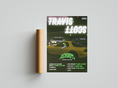 Travis Scott Jackboys Album Cover Print | Cactus Jack Print