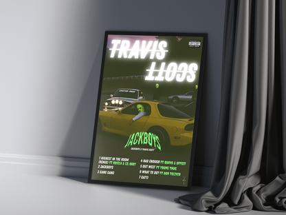 Travis Scott Jackboys Album Cover Print | Cactus Jack Print