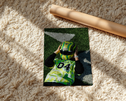 Lando Norris Poster - Formula 1 Poster - Lando Norris Wall Art - Lando Norris NFL Pitch