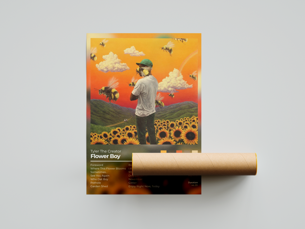 FlowerBoy Album Cover Print - Tyler the Creator Poster