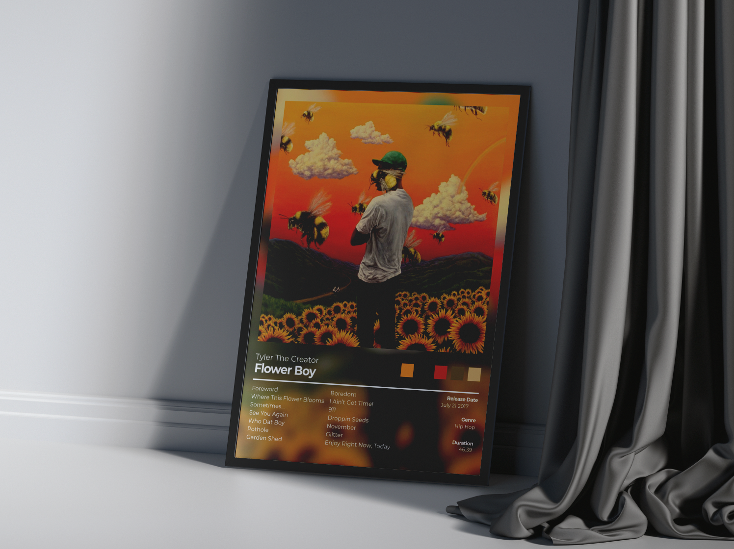 FlowerBoy Album Cover Print - Tyler the Creator Poster