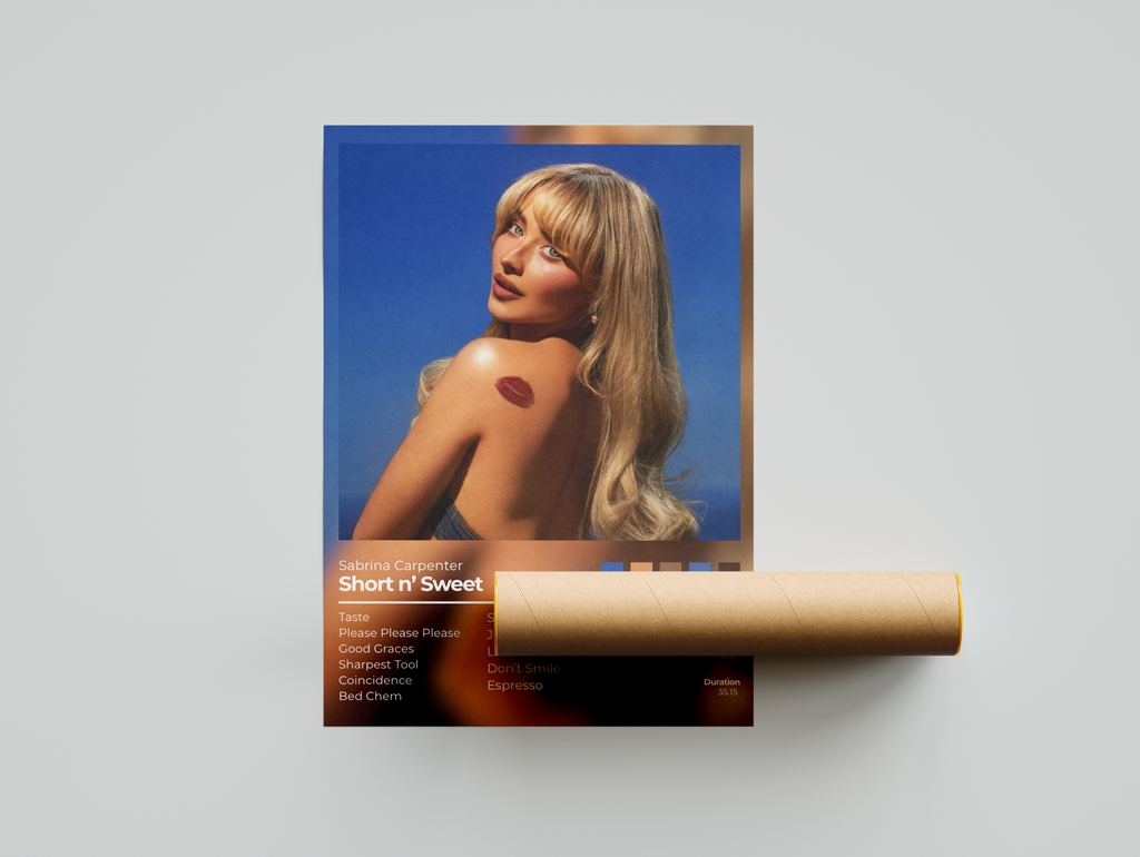 Espresso Album Cover Print - Sabrina Carpenter Poster