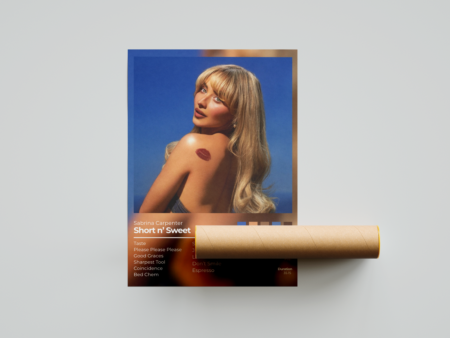 Espresso Album Cover Print - Sabrina Carpenter Poster