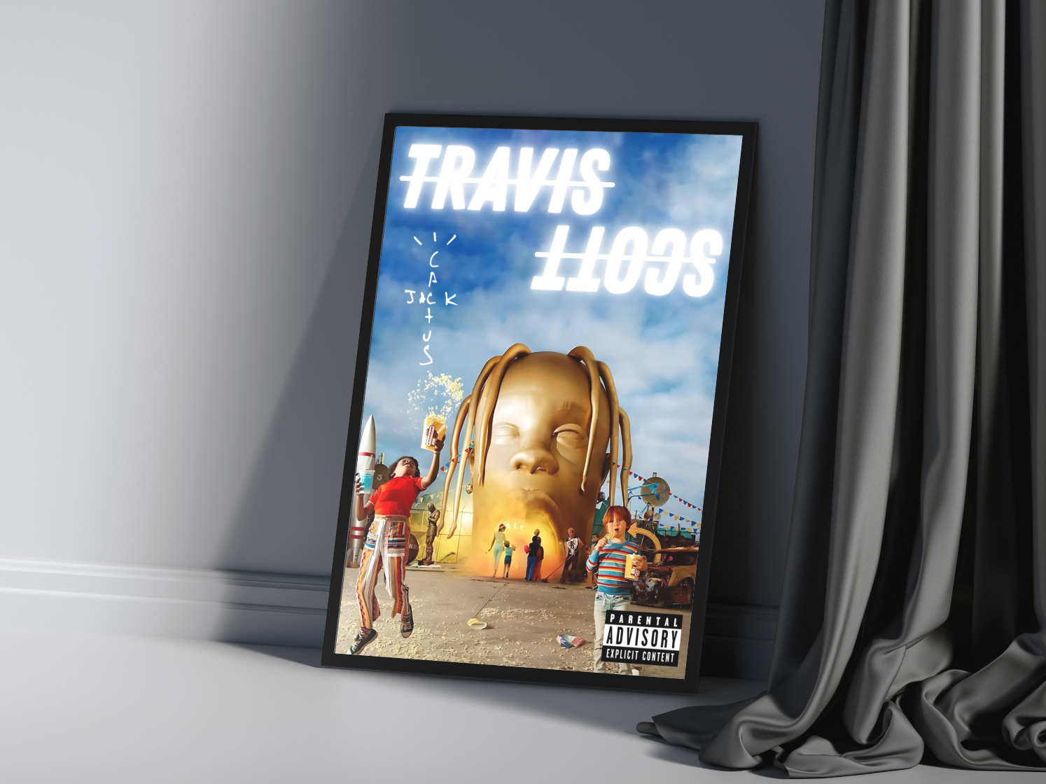Travis Scott Astroworld Album Cover Print | Cactus Jack Print