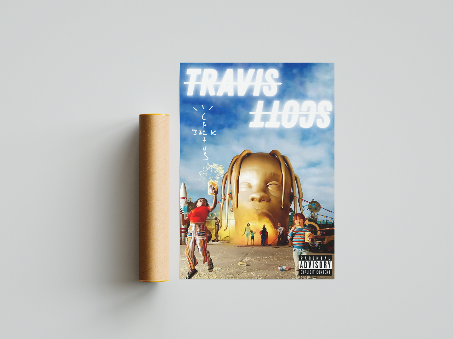 Travis Scott Astroworld Album Cover Print | Cactus Jack Print