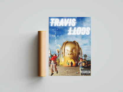 Travis Scott Astroworld Album Cover Print | Cactus Jack Print