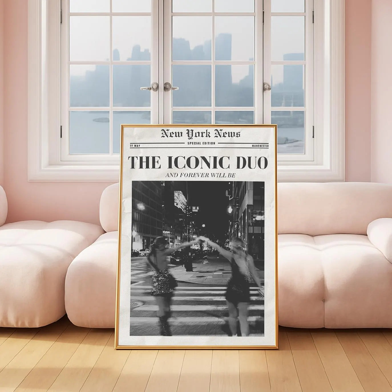 Personalised Newspaper Print, Custom Newsprint Poster